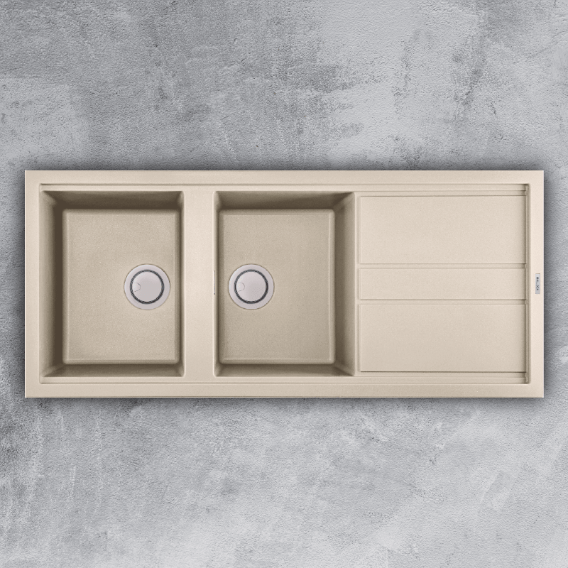 Chậu rửa chén Malloca BIANCO K - 50062 - Nano (màu kem)